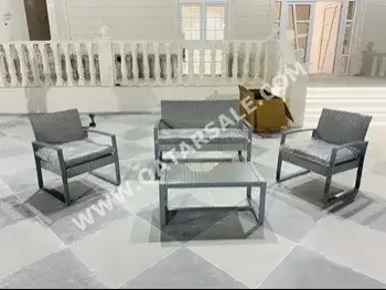 Patio Furniture - Gray  - Patio Set  -Number Of Seats 4