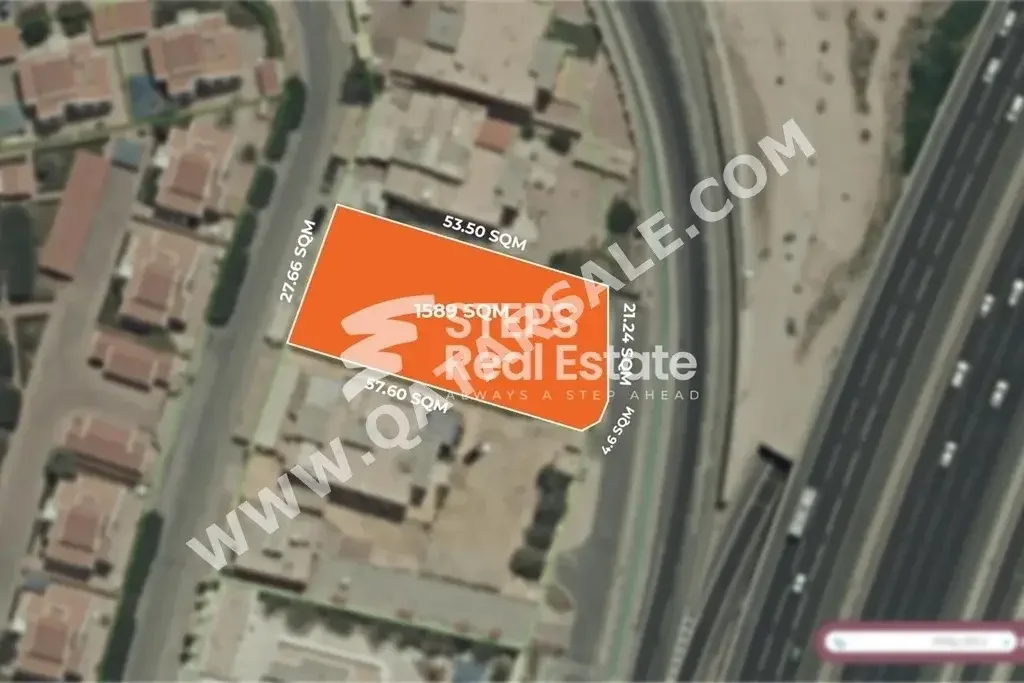 اراضي للبيع في الدوحة  - نعيجة  -المساحة 1,589 متر مربع