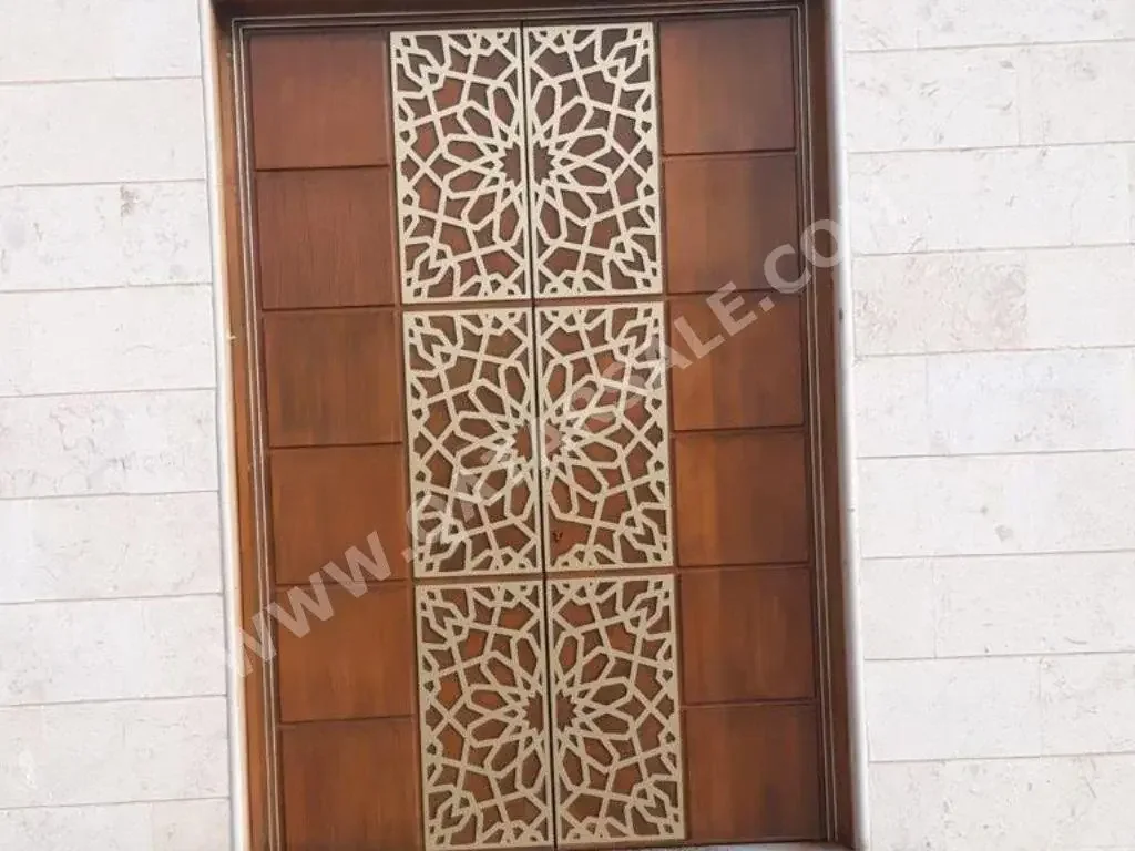 Doors, Windows And Handrails Golden /  Door  Price /Per Meter  Iron  2 m