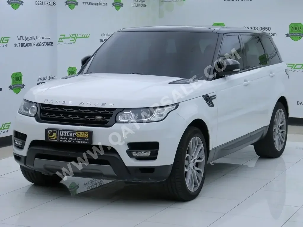 Land Rover  Range Rover  Sport Super charged  2016  Automatic  150,000 Km  8 Cylinder  Four Wheel Drive (4WD)  SUV  White