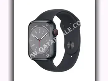 Smart Watches - Apple  Series 8  - iOS Compatible  - Black