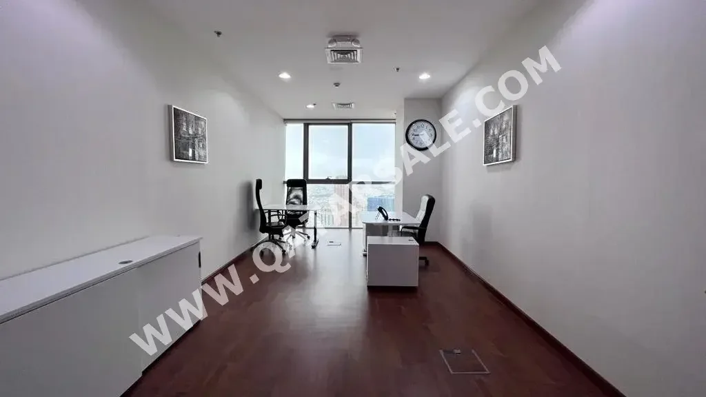 Commercial Offices - Semi Furnished  - Doha  - Al Dafna