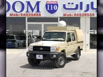 Toyota  Land Cruiser  LX  2021  Manual  15,000 Km  6 Cylinder  Four Wheel Drive (4WD)  Pick Up  Beige  With Warranty