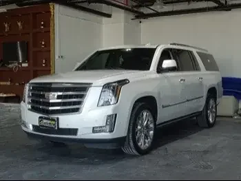 Cadillac  Escalade  2019  Automatic  105,000 Km  8 Cylinder  Four Wheel Drive (4WD)  SUV  White  With Warranty