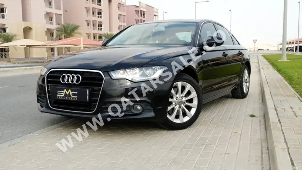 Audi  A6  2015  Automatic  95,000 Km  4 Cylinder  Front Wheel Drive (FWD)  Sedan  Black  With Warranty