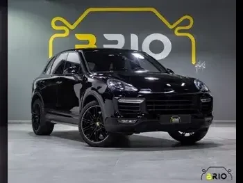 Porsche  Cayenne  Turbo  2015  Automatic  83,000 Km  8 Cylinder  Four Wheel Drive (4WD)  SUV  Black  With Warranty