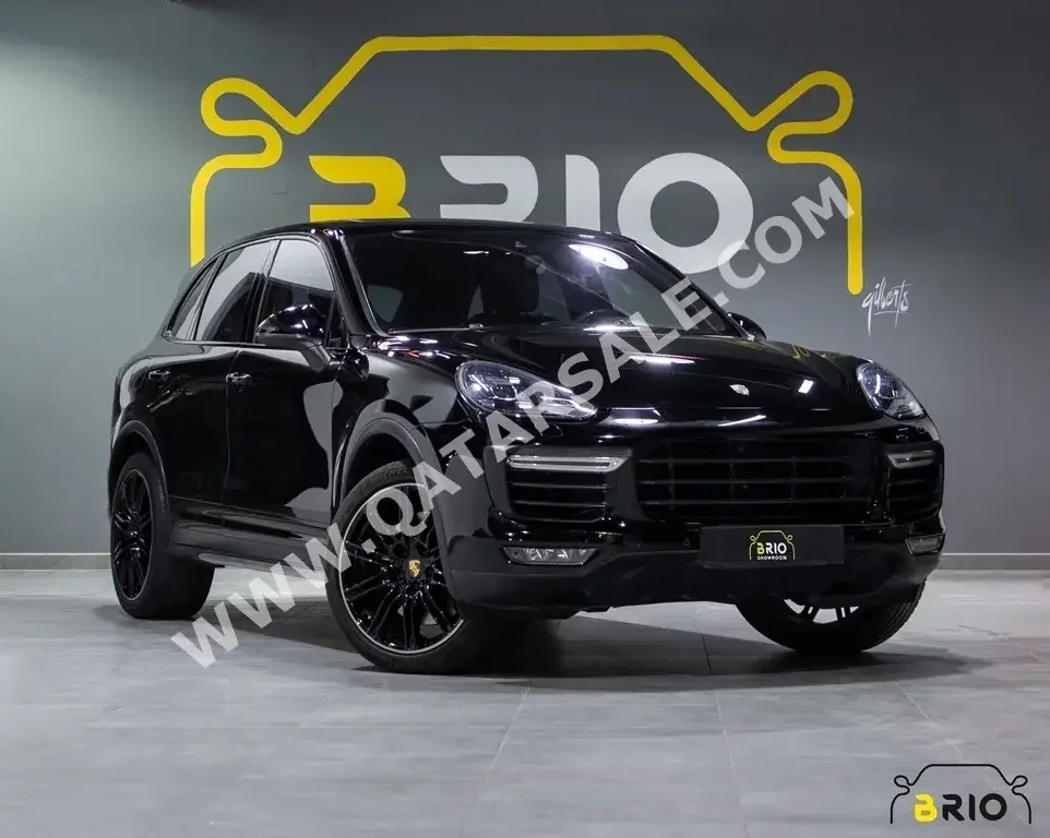 Porsche  Cayenne  Turbo  2015  Automatic  83,000 Km  8 Cylinder  Four Wheel Drive (4WD)  SUV  Black  With Warranty