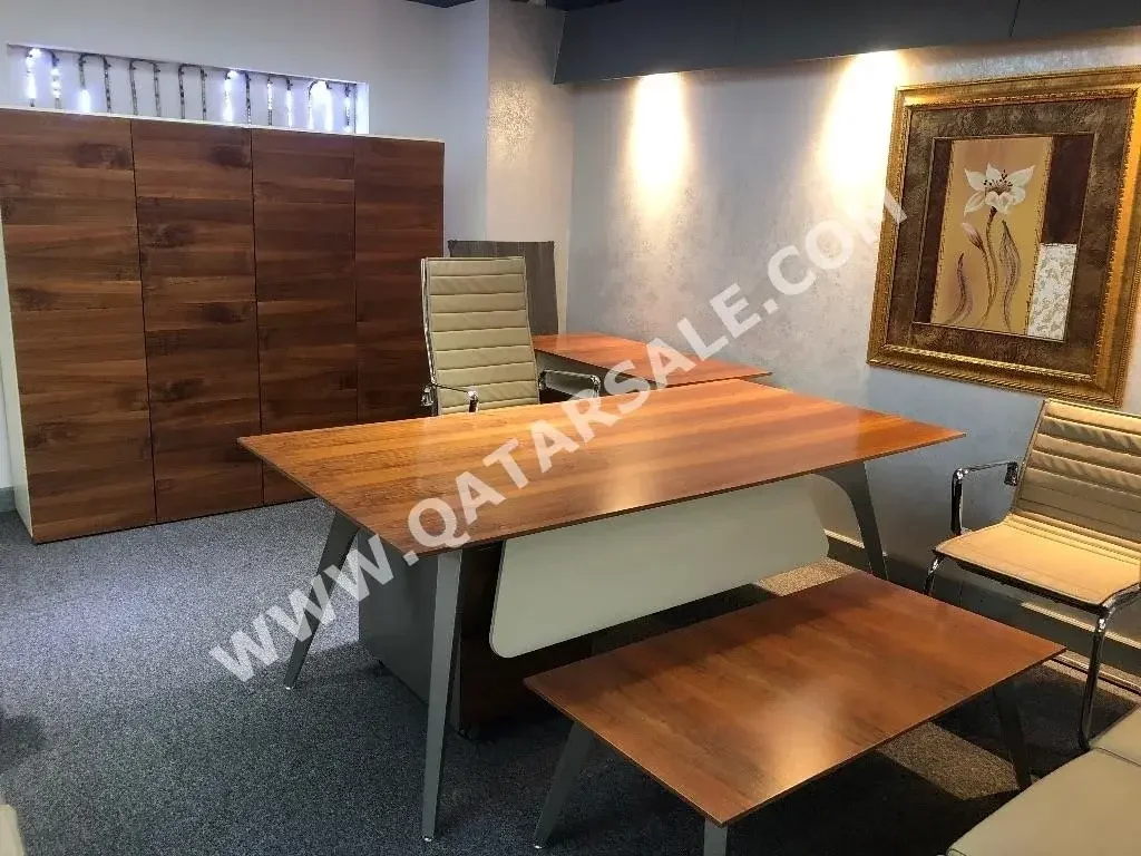 Desks & Computer Desks - Manager Desk  - Brown