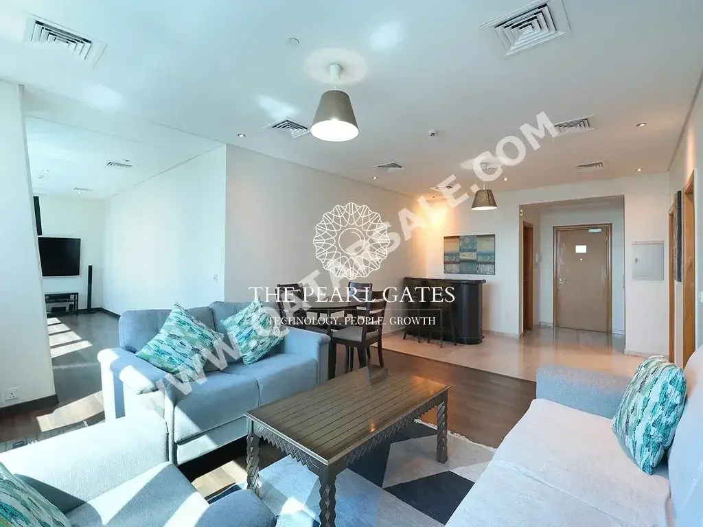 1 Bedrooms  Apartment  For Rent  in Doha -  West Bay Lagoon  Fully Furnished