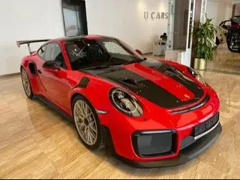 Porsche  911  GT2 RS  2018  Automatic  4,300 Km  6 Cylinder  Rear Wheel Drive (RWD)  Coupe / Sport  Red  With Warranty