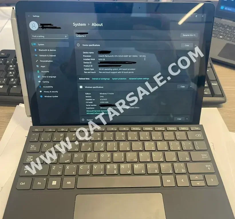 Microsoft  Surface  3  2022 -  256 GB - Connectivity Wi Fi Only