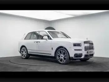 Rolls-Royce  Cullinan  2023  Automatic  0 Km  12 Cylinder  Four Wheel Drive (4WD)  SUV  White  With Warranty