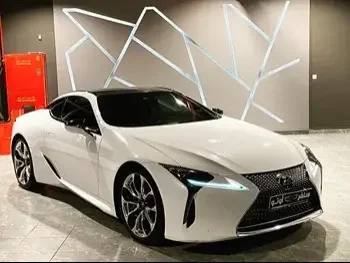 Lexus  LC  500  2020  Automatic  60,000 Km  8 Cylinder  Rear Wheel Drive (RWD)  Coupe / Sport  White  With Warranty