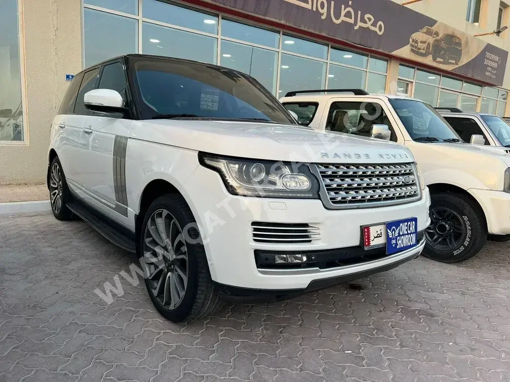 Land Rover  Range Rover  Vogue  Autobiography  2014  Automatic  110,687 Km  8 Cylinder  Four Wheel Drive (4WD)  SUV  White  With Warranty