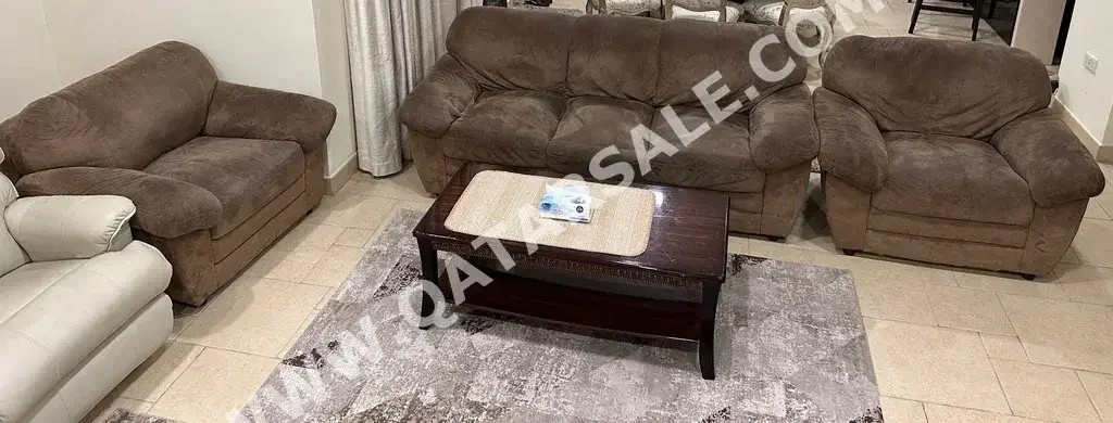Sofas, Couches & Chairs Sofa Set  - Chenille  - Brown