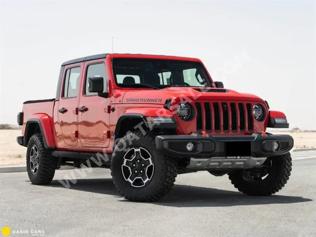 Jeep  Gladiator  Sand Runner  2021  Automatic  0 Km  6 Cylinder  Four Wheel Drive (4WD)  Pick Up  Red  With Warranty