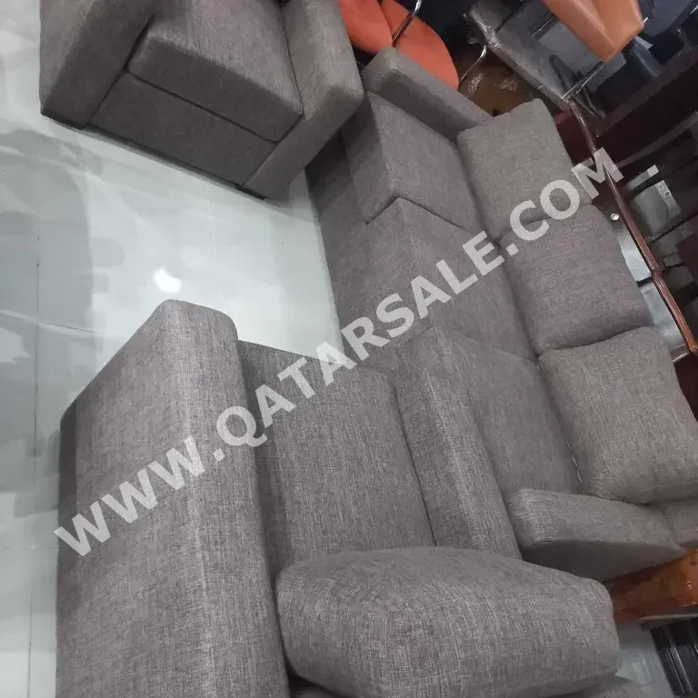 Sofas, Couches & Chairs 3-Seat Sofa & One Armchair  - Gray