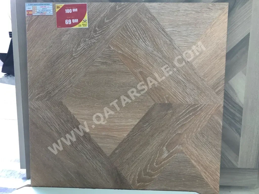 Flooring Price Per Meter /  Porcelain  Brown  With Delivery