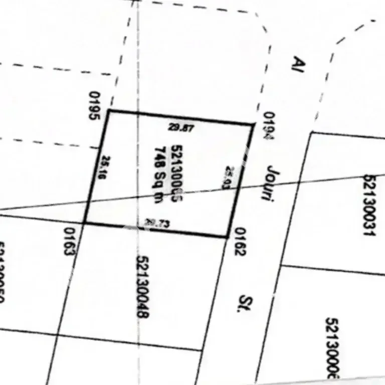 اراضي للبيع في الريان  - اللقطة  -المساحة 748 متر مربع