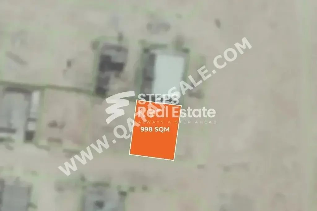 Lands For Sale in Al Wakrah  -Area Size 998 Square Meter