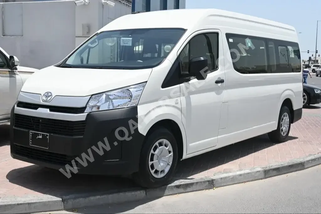  Toyota  Hiace  2023  Manual  4,800 Km  4 Cylinder  Rear Wheel Drive (RWD)  Van / Bus  White  With Warranty