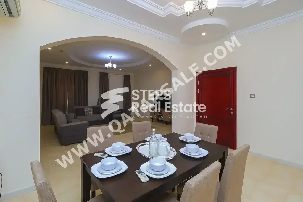 2 غرف نوم  شقة  للايجار  في الدوحة -  فريج النصر  مفروشة بالكامل