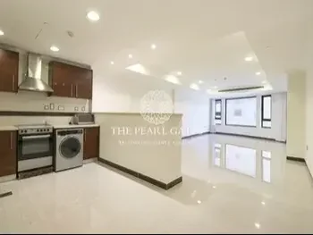 شقة استوديو  للايجار  في الدوحة -  اللؤلؤة  نصف مفروشة