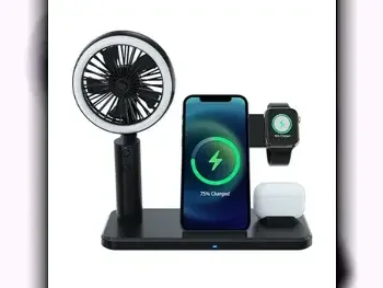 Wired Chargers & Wireless Chargers Charging Station  Most Smart Phones  Black