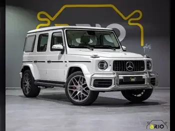 Mercedes-Benz  G-Class  63 AMG  2019  Automatic  15,000 Km  8 Cylinder  Four Wheel Drive (4WD)  SUV  White  With Warranty
