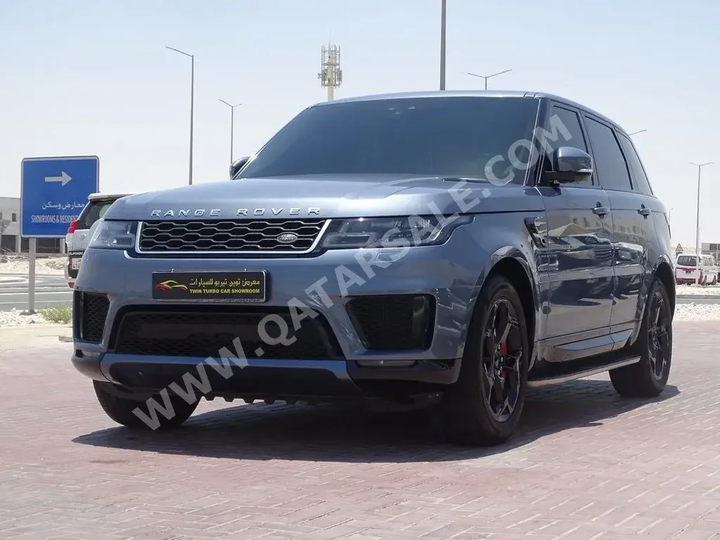 Land Rover  Range Rover  Sport HSE  2018  Automatic  95,000 Km  6 Cylinder  Four Wheel Drive (4WD)  SUV  Blue