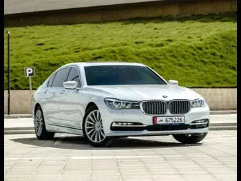 BMW  7-Series  730 Li  2017  Automatic  50,000 Km  6 Cylinder  Rear Wheel Drive (RWD)  Sedan  White  With Warranty