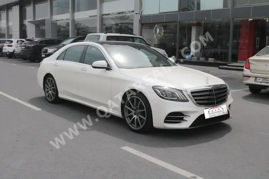 Mercedes-Benz  S-Class  450  2019  Automatic  53,500 Km  6 Cylinder  Rear Wheel Drive (RWD)  Sedan  White  With Warranty