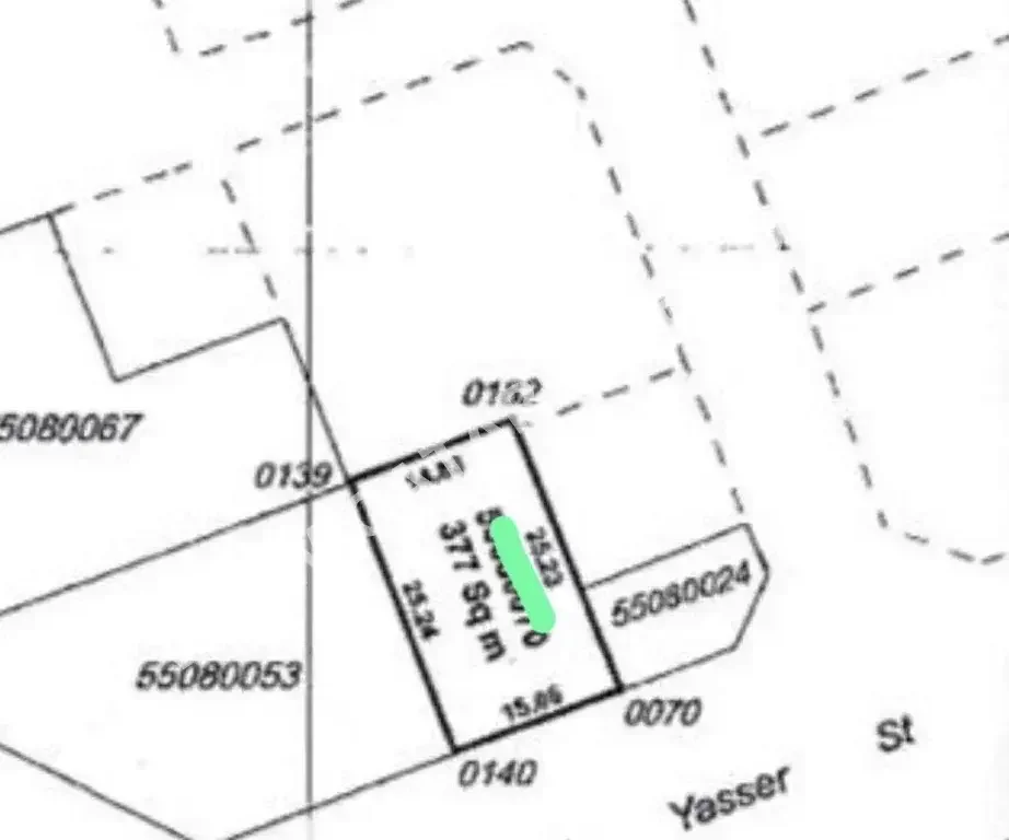 اراضي للبيع في الريان  - العزيزية  -المساحة 377 متر مربع