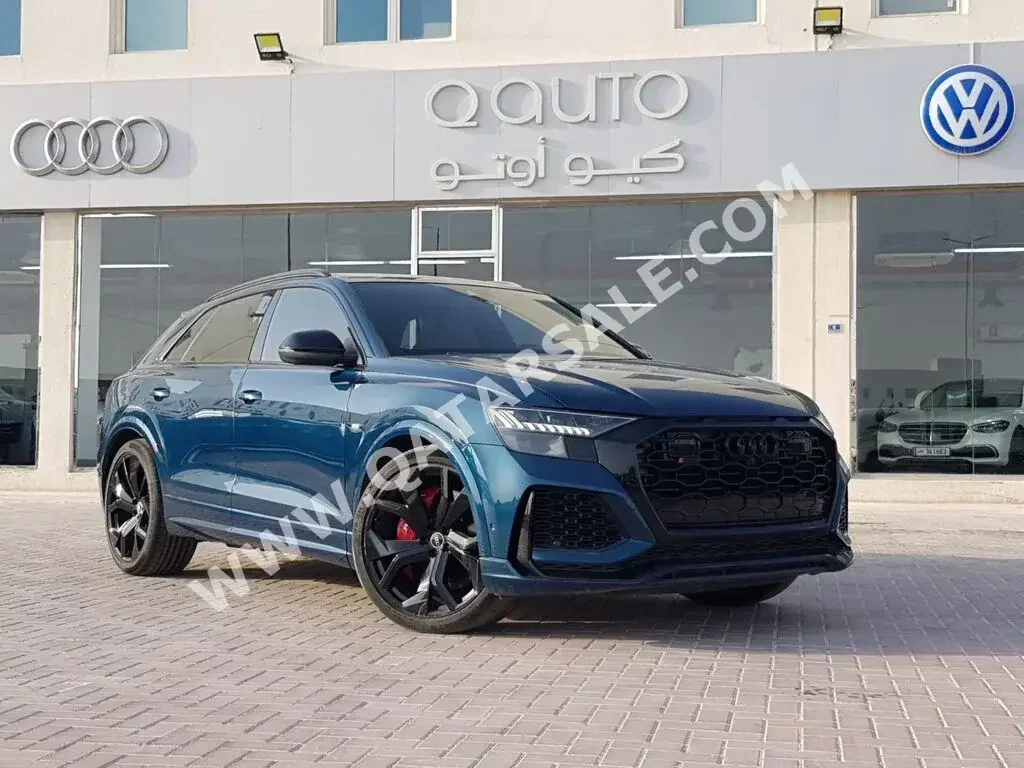 Audi  RSQ8  2021  Automatic  24,000 Km  8 Cylinder  All Wheel Drive (AWD)  SUV  Blue  With Warranty