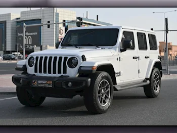 Jeep  Wrangler  80th Anniversary  2021  Automatic  81,000 Km  6 Cylinder  Four Wheel Drive (4WD)  SUV  White  With Warranty