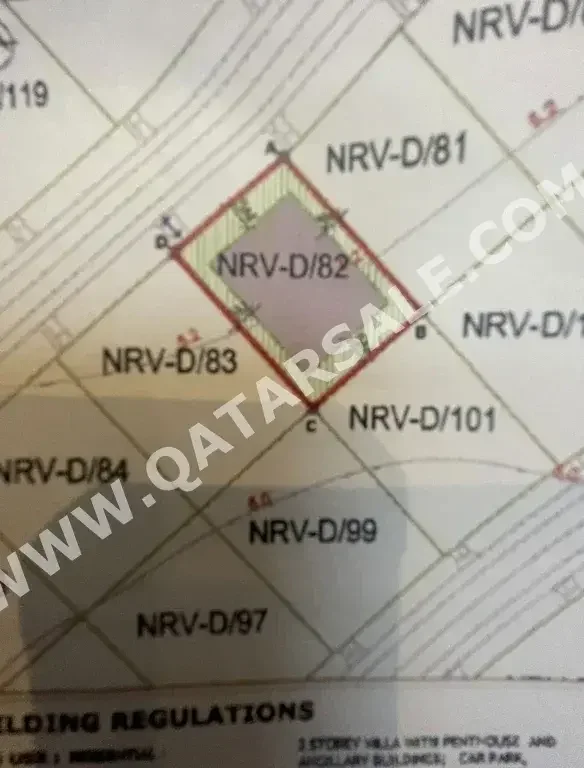 Labour Camp For Sale in Lusail  -Area Size 858 Square Meter
