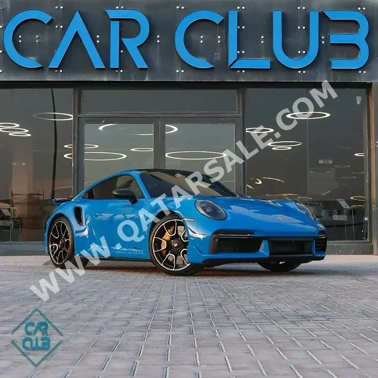 Porsche  911  Turbo S  2023  Automatic  2,000 Km  6 Cylinder  Rear Wheel Drive (RWD)  Coupe / Sport  Blue  With Warranty