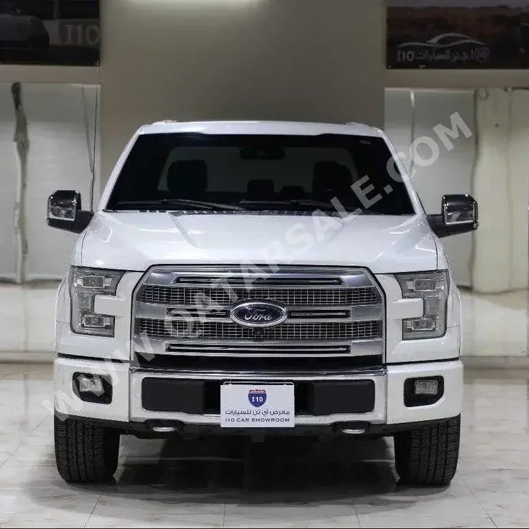 Ford  F  150 Platinum  2015  Automatic  172,000 Km  6 Cylinder  Four Wheel Drive (4WD)  Pick Up  White  With Warranty