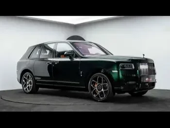Rolls-Royce  Cullinan  Black Badge  2023  Automatic  0 Km  12 Cylinder  Four Wheel Drive (4WD)  SUV  Green  With Warranty