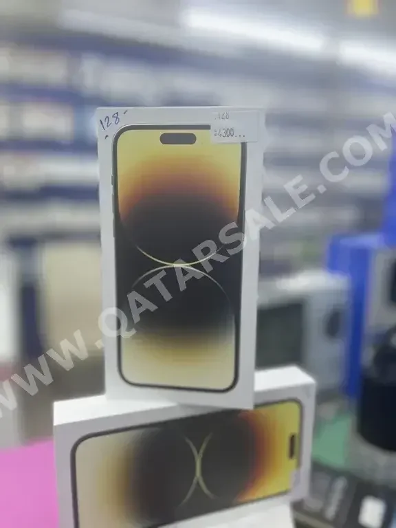 Apple  - Iphone 14  - Pro Max  - Gold  - 128 GB  - Under Warranty