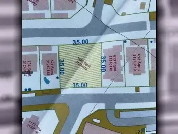 Lands For Sale in Doha  - Al Duhail  -Area Size 1,225 Square Meter