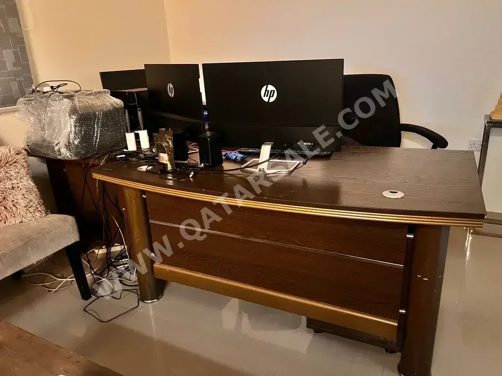 Desks & Computer Desks - Computer Desk  - Brown