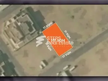 Lands For Sale in Al Khor  - Al Dhakira  -Area Size 551 Square Meter