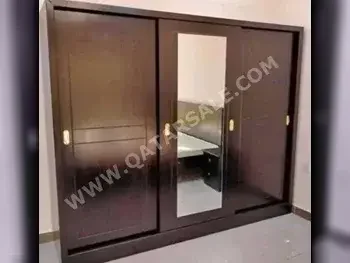 Wardrobes & Dressers - Doha Furniture  - Wardrobes  - Brown