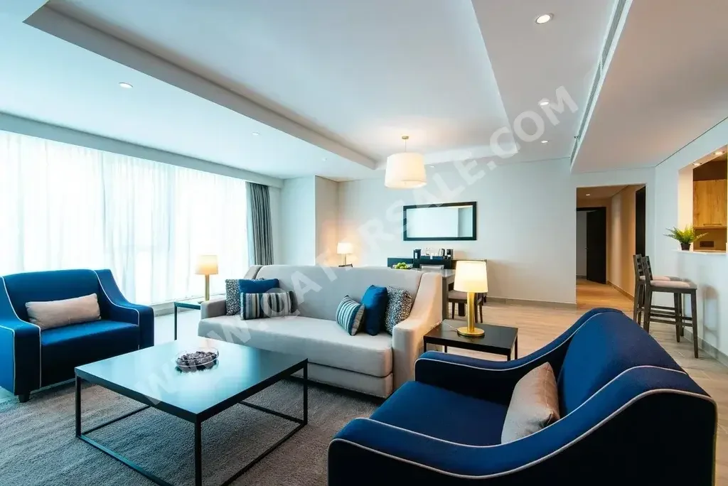 2 غرف نوم  شقة فندق  للبيع  في الدوحة -  الخليج الغربي  مفروشة بالكامل