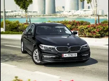 BMW  5-Series  520i  2018  Automatic  88,000 Km  4 Cylinder  Rear Wheel Drive (RWD)  Sedan  Black  With Warranty