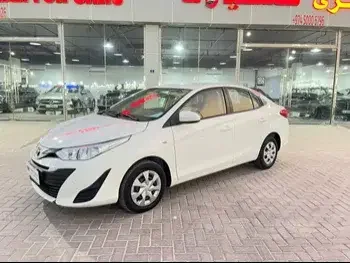 Toyota  Yaris  2019  Automatic  146,000 Km  4 Cylinder  Front Wheel Drive (FWD)  Sedan  White  With Warranty