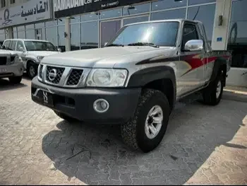 Nissan  Patrol  Pickup  2013  Manual  217,000 Km  6 Cylinder  Four Wheel Drive (4WD)  Pick Up  Silver  With Warranty