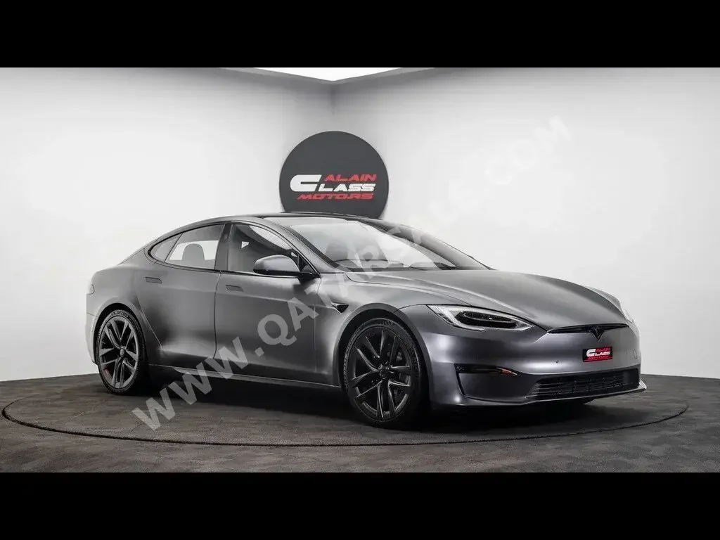 Tesla  Model S  Plaid  2021  Automatic  8,000 Km  0 Cylinder  All Wheel Drive (AWD)  Sedan  Gray  With Warranty