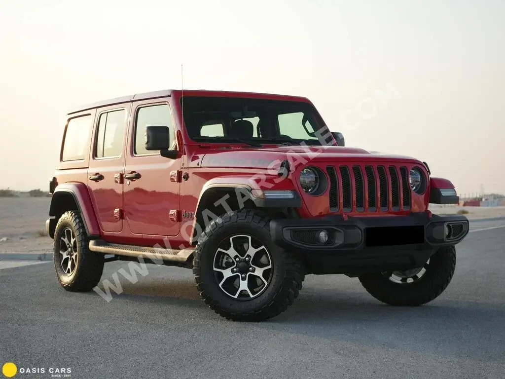 Jeep  Wrangler  Rubicon  2021  Automatic  14,033 Km  6 Cylinder  Four Wheel Drive (4WD)  SUV  Red  With Warranty
